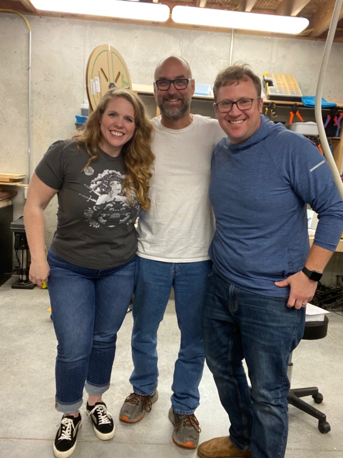 The GRIT Automation team in the workshop